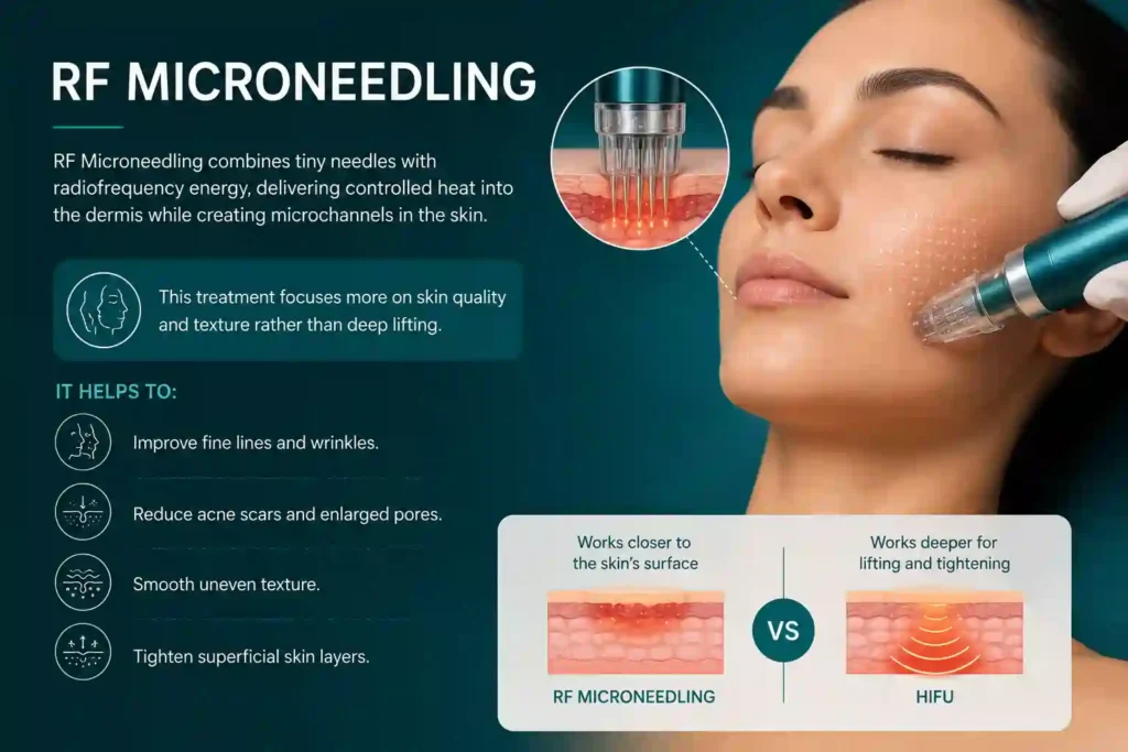 What Does RF Microneedling Do That HIFU Alone Cannot Dunchurch