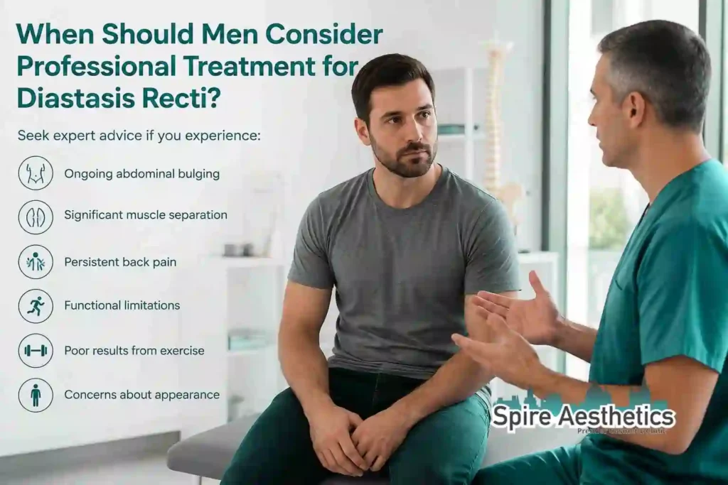 When Should Men Consider Professional Treatment for Diastasis Recti Dunchurch?