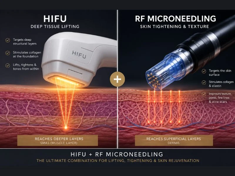 What Could Combining HIFU and RF Microneedling Do for Your Skin Dunchurch?